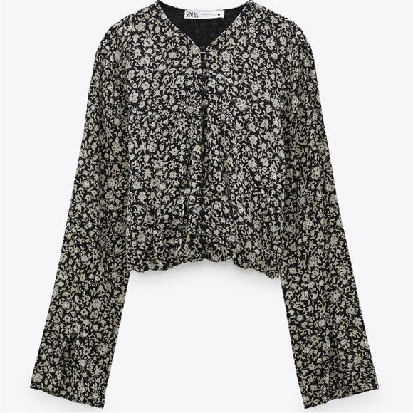 Zara floral button up - Picture 10 of 10
